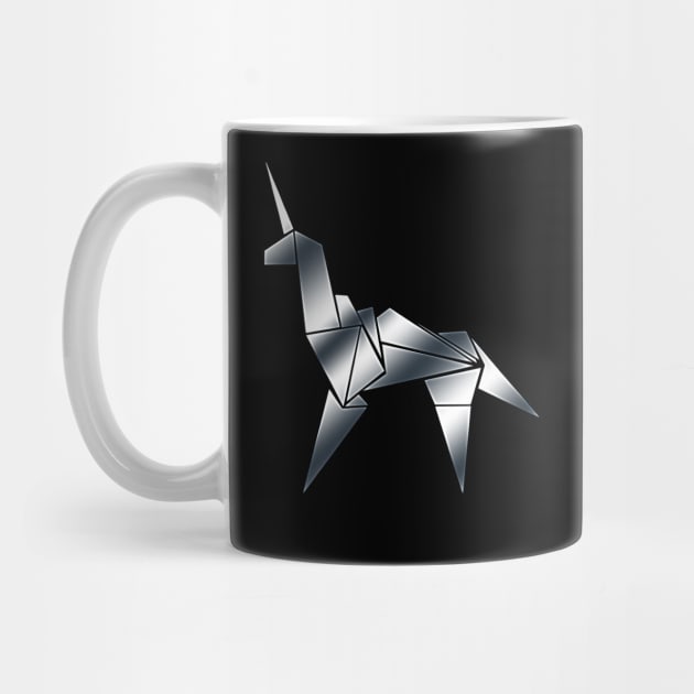 Blade Runner: Metal Origami Unicorn (Blade Runner) Tee by Evarcha